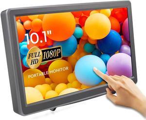 ELECROW 10.1 Inch Touchscreen Monitor Compatible with Raspberry Pi Screen 1920X1080p IPS Monitor VGA HD Display for Laptop Jetson Nano Win PC (Touch Sceen Version)