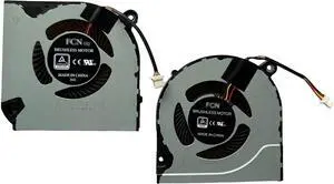 HK-Part Fan for Acer Nitro 5 AN515-43 AN515-54 AN517-51 Nitro 7 AN715-51 CPU Cooling Fan Set