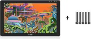 2020 HUION KAMVAS 22 Plus Full-Laminated Graphics Drawing Tablet with Screen 140% s RGB Android Support Battery-Free Stylus 8192 Pen Pressure Tilt Adjustable Stand - 21.5inch