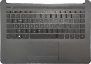 Replacement for HP Probook 240 G7 245 G7 Laptop Upper Case Palmrest Keyboard Touchpad Assembly Part 6070B1306305 L44060-001