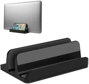 JARLINK 2 Pack Vertical Laptop Stand Bundle, Desktop Stand Adjustable Laptop Holder (up to 17.3 inches) Compatible with MacBook Pro/Air, Microsoft Surface, Lenovo