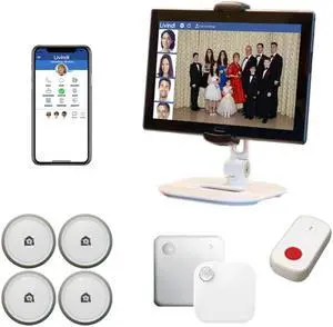 Livindi Home for Houses Ten Inch Tablet for Seniors with Emergency Alerts (WiFi or Cellular). Rated The Most Comprehensive Monitoring System for Older Adults by National Council on Aging