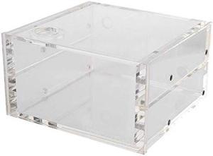 Computer Water, 1.25L Cooling Reservoir Water Pump Water Cooling Radiator Transparent Acrylic Cylinder Water Cooled Reservoir for Computer Desktop