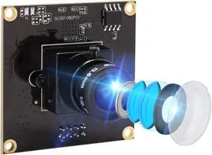 Hotpet 2MP USB Camera Module 1080p Webcam USB 3.0 Webcamera with Sony IMX291 Sensor Industrial Camera Supported OTG, 0.01LUX Low Illumination for Android Windows Linux Mac PC Raspberry PI