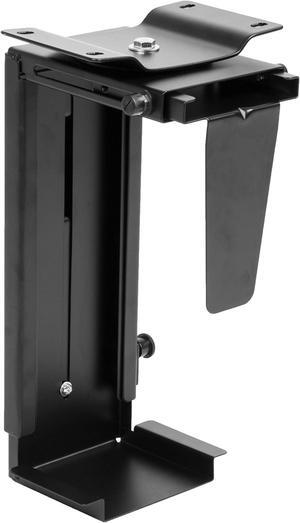Ilyapa Under Desk Computer Mount with 360 Degree Swivel - CPU Holder for PC Desktop Tower
