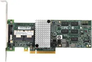 Junluck Smart Controller Card 3Gb/6Gb Array Card with Excellent Reading Writing Performance SATA/SAS Controller RAID 6G PCIe x8 for LSI 46M0851 for IBM M5015 Megaraid 9260-8i