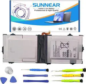 EB-BW720ABA EB-BW720ABE Battery for Samsung Chromebook Plus V2 XE310XBA XE350XBA XE520QAB XB521QAB K01US K02US K03US Galaxy Book 12" SM-W720 SM-W723 SM-W723Q SM-W720N SM-W727V AA-PBMN2HO AA-PBMN2H0