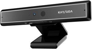 KAYSUDA CA20 Face Recognition USB IR Camera for Windows Hello Windows 11, Web Camera Up to 1080P (Entry Level) with Dual Omnidirectional Microphone for Video Conference and Home Office