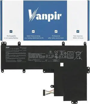 VANPIR C21N1530 Laptop Battery, 7.6V 38Wh 5000mAh Compatible with Chromebook C202 C202SA C202SA-2A C202SA-YS02 Series Notebook 2ICP134/59/4