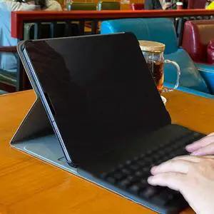 SAN`S LUBOV New Removable HD Privacy Screen Protector Filters for iPad Pro 12.9 inch, Upgraded Laptop Anti-Spy Filter with Bubble Free Design & Easy on and off, as a Privacy Guard. [Landscape Privacy]