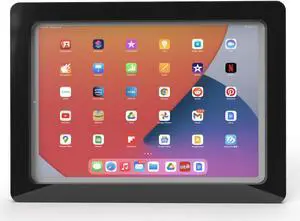 TABcare Anti-Theft Acrylic VESA Enclosure for Apple iPad Air 4 5 10.9" with Free Wall Mount Kit & 90-Degree Angle USB C Charge Cable (iPad AIr 4/5 10.9", Black)