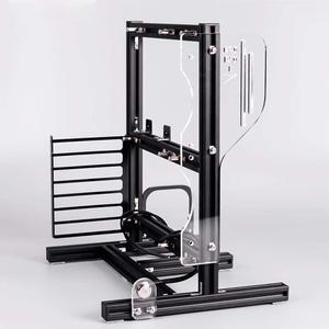 V BESTLIFE DIY Self Assembly ATX/M ATX/ITX Motherboard Open Chassis Vertical Overclocking Open Aluminum Computer Case Frame Chassis Rack (Black)