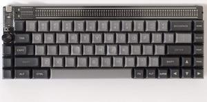 nullbits Nibble 65% 72 Key Programmable QMK Mechanical Keyboard Kit (Black)
