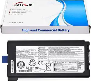 CF-VZSU71U VZSU71U Laptop Battery for Panasonic Toughbook CF-30 CF-31 CF-53 CF30 CF31 CF53 CF-VZSU72U CF-VZSU1430U CF-VZSU46 CFVZSU46U CF-VZSU46U CF-VZSU46S CF-VZSU46R CF-VZSU46AU CFVZSU71U 10.8V 69Wh