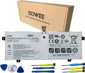 OUWEE AA-PBUN2TP Laptop Battery Compatible with Samsung Chromebook 3 XE500C13-K01US XE500C13-K02US XE500C13-K03US K04US K05US K06US XE501C13-K01US XE501C13-K02US Series 7.6V 33Wh 4400mAh 2-Cell