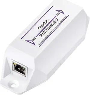Cudy New Gigabit PoE Extender, 10/100/1000Mbps, 1 Channel PoE Repeater, PoE Amplifier, PoE Booster, Wall-Mount, Comply with IEEE 802.3at / 802.3af, Not Support Passive PoE, Plug and Play, POE10