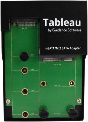 SiForce Tableau TDA3-3 mSATA/m.2 SATA SSD Adapter Bundle with Anti Static Bag