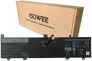 OUWEE 0JV6J Laptop Battery Compatible with Dell Inspiron 3179 3180 3162 3164 3168 Series Notebook 8NWF3 PGYK5 OJV6J 7.6V 32Wh 4013mAh 2-Cell