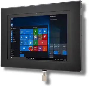 TABcare Locking Security Metal Case for Lenovo TAB M10 FHD Plus 2nd Gen Supports Wall Mount 75/100 mm VESA (Black, TAB M10 Plus Gen 2)