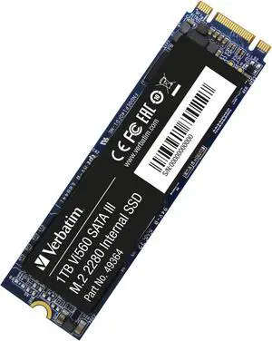 Verbatim 1TB SSD Vi560 Internal Solid State Hard Drive 3D NAND SATA III M.2 2280