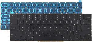 Willhom Keyboard US Layout Replacement for MacBook Pro Retina Display (Touch Bar) Late 2016-Mid 2017 13-inch A1706 15-inch A1707