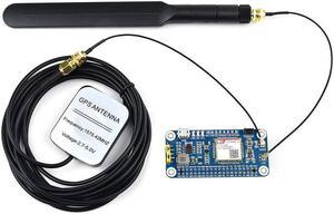 for Raspberry Pi NBIoT CatM eMTC GNSS HAT Based on SIM7080G with LTE GPS External Antenna for Pi 4 3 2 Model B B Zero W WH USB Interface UART Supports GLONASS BeiDou Galileo XYGStudy