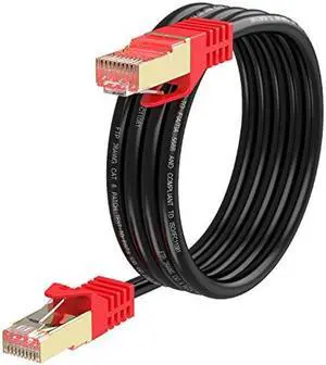 XXONE Outdoor Cat 6 Ethernet Cable 150ft, 26AWG Heavy-Duty Cat6 Networking Cord Patch Cable RJ45 LAN Wire Cable FTP Waterproof Direct Burial