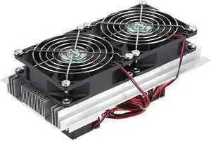 12V Compact Refrigeration Cooling Systems Air Conditioning Systems with Miniature,Thermoelectric Cooler,Semiconductor Refrigeration Cooling Device Thermoelectric Cooler 12A 12V DIY Refrigeration