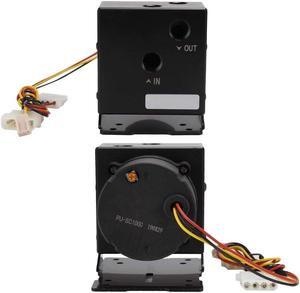 Water Cooling Pump,DC 12V PC CPU Water Cooling System Tool Water Pump,1200L / H PC Water Cooling Integrated Mute Water Pump with Bracket