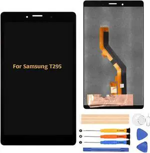 A-MIND for Samsung Galaxy Tab A 8.0 2019 T295 4G LTE SM-T295 (Not for T290) LCD Display Touch Screen Assembly Replacement Parts, Front Panel & LCD Screen Repair,with Free Tool Set (Black)