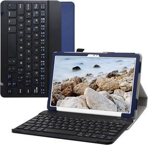 Bige for Galaxy Tab A7 104 inch 2020 Keyboard CasePU Leather Cover with Romovable Wireless Keyboard for Samsung Galaxy Tab A7 104 inch 2020 SMT500 T505 T507 TabletBlue 100019622