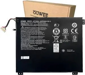 OUWEE AP15H8i Laptop Battery Compatible with Acer Aspire One Cloudbook 14 AO1-431 Swift 1 SF114-31 Series Notebook 11.4V 53.2Wh 4670mAh