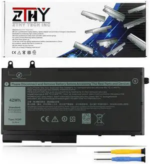 1V1XF Laptop Battery Replacement for Dell Latitude 5400 5410 5500 5510 Precision 3540 3550 Inspiron 7590 7591 7791 2-in-1 Series P84F P84F001 P98G P98G001 01V1XF XV8CJ R8D7N 4GVMP 11.4V 42Wh 3-Cell