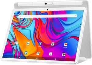 Tablet 10.1 inch Android Tablet, Octa-Core Processor 32GB Storage, Dual 13MP+5MP Camera, WiFi, Bluetooth, GPS, 128GB Expand Support, IPS Full HD Display (2021 Silver)
