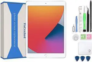 FixCracked Replacement LCD Screen and Glass Touch Digitizer for ipad Mini 4 with Professional Tool KitWhite