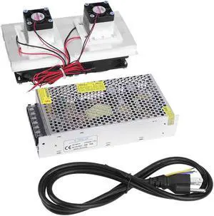 Garosa 110V Thermoelectric Cooler Kit Semiconductor Refrigeration Cooler Kit Refrigerator Cooling System Peltier DIY Air Cooling Device with Power(US Plug)