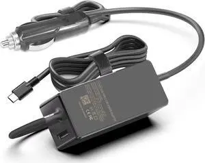 100W USB C Laptop Car Charger for Dell Latitude/Dell XPS, Lenovo Thinkpad/Yoga/IdeaPad, MacBook Pro/Air, HP Spectre/Elitebook, LG Gram, Samsung Acer Asus Chromebook Charger