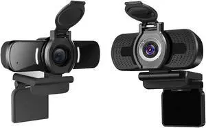 LarmTek 1080p Full Hd Webcam with Webcam Cover, Roll over image to zoom in Computer Camera with Microphone