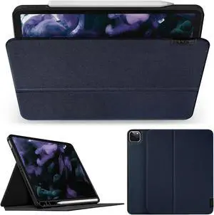 LAUT - Prestige Folio case Compatible with iPad Pro 11-inch (2021/2020/2018) / iPad Air 10.9-inch (2020) * Indigo