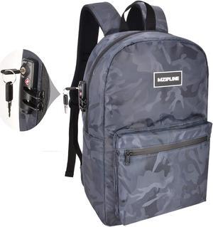 MZIPLINE Backpack Bag With TSA Lock & Key-Smell Proof Daypack bag for Men & Women Travel