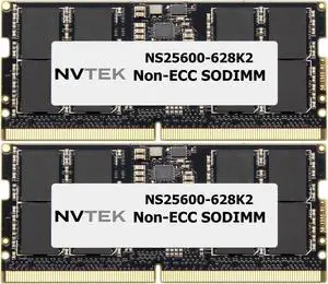 32GB (2X16GB) DDR4 3200MHZ PC4-25600 Non-ECC SODIMM KIT NVTEK Laptop AIO PC Computer Memory