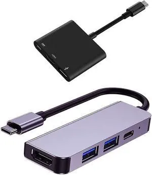 QCEs USB C to HDMI Multiport Adapter and USB C to HDMI Hub Compatible with Nintendo Switch