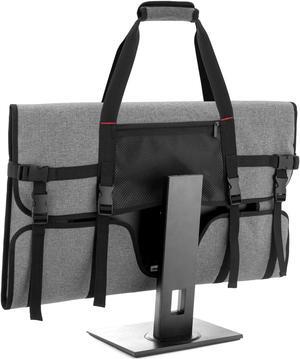 Trunab Travel Carrying Case for 27" LCD Screens and Monitors, With Padded Velvet Lining, Protective Monitor Bag Compatible With iMac 27" and Accessories