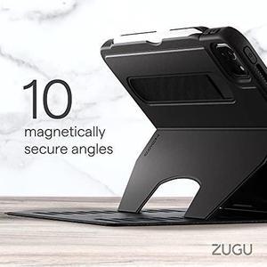 ZUGU Case for 2021/2022 iPad Pro 12.9 inch 5th / 6th Gen - Slim Protective Case - Apple Pencil Charging - Magnetic Stand & Sleep/Wake Cover (Fits Model #'s A2378, A2379, A2461, A2462) - Cherry Red