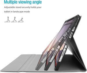 ProCase Keyboard Case for Surface Pro 7 (2019)/ Pro 6 (2018)/ Pro 5 (2017)/ Pro 4 (2015) 12.3 Inch Bundle with Surface Pro 7 Plus/Pro 7/ Pro 6/ Pro 5/ Pro 4/ Pro LTE 12.3" Rugged Cover