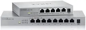 Zyxel 8-Port 2.5G Multi-Gigabit Unmanaged Switch for Home Entertainment or SOHO Network [MG-108]