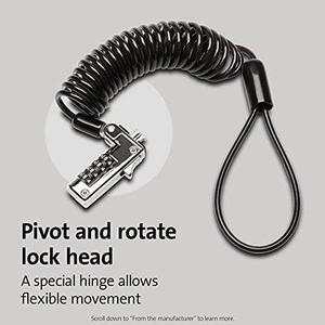Kensington Slim NanoSaver Portable Combination Lock for Nano Slot (K60627WW)