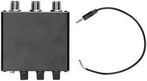 Eujgoov 3P X-Phase QRM, 1MHz to 30MHz Adjustable Aluminum Alloy Canceller with Knob Built-in PTT Control