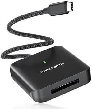DriverGenius CFexpress Type B Card Reader w/USB Type C 3.2 Gen 2 - for Professional Photographers and Videographers (HB093, Metal)
