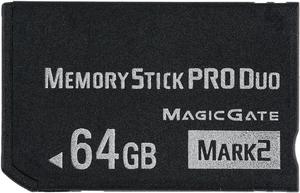 Original 64GB Pro Duo (MARK2) MS Memory Stick for PSP 1000 2000 3000 /Camera Memory Card
